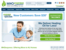 Tablet Screenshot of mhoexpress.com